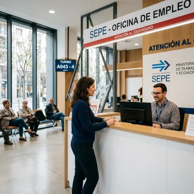 Oficina del SEPE donde se realizan los trámites de empleo